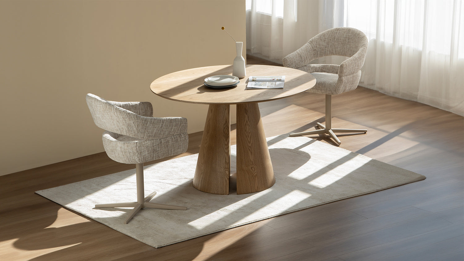 Reveladas as cores das pernas das cadeiras