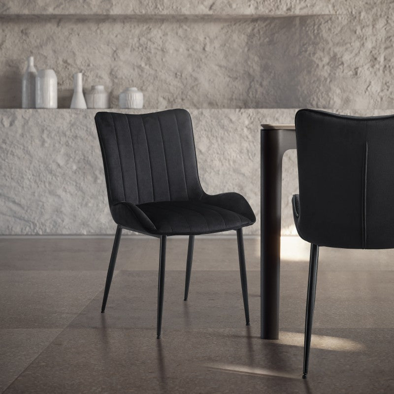 Ofcasa Moderne Esszimmerst¨¹hle aus gr¨¹nem Samt 2 St¨¹ck Ofcasafurniture DE