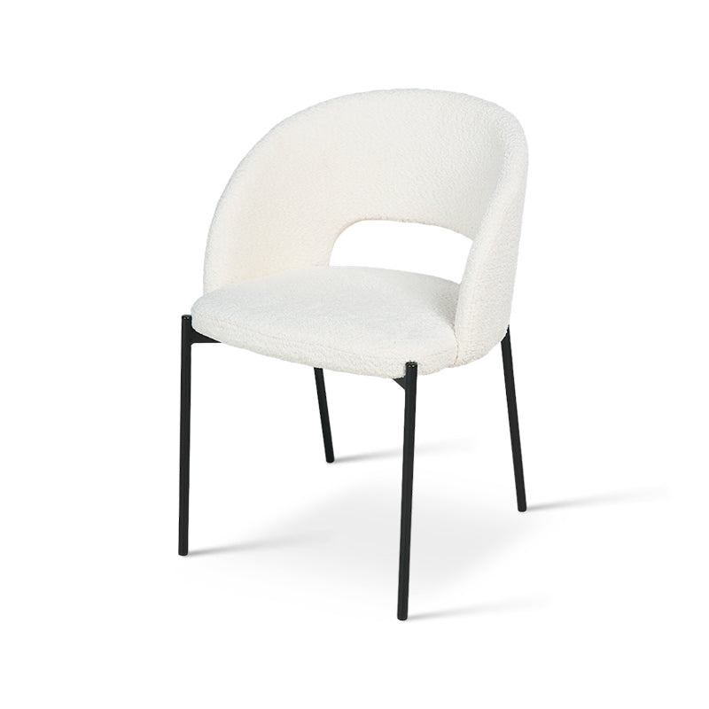 Cadeira de jantar Esme HDC022 em tecido de alta qualidade, estrutura em madeira e design moderno para sua sala de jantar.