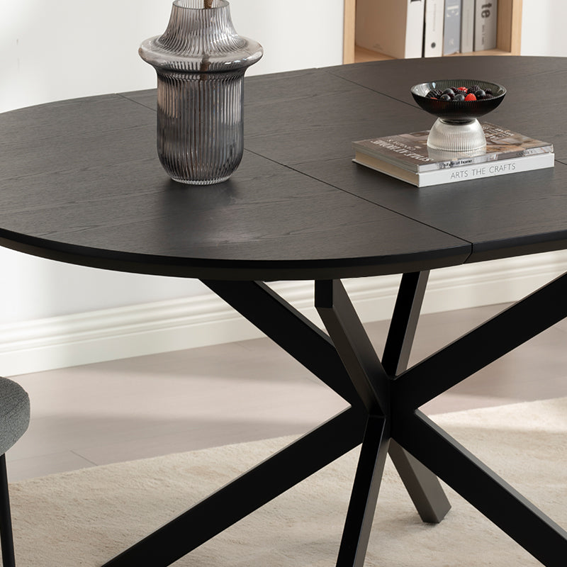 Mesa de Jantar Redonda Extensível Beverly (120 a 160 cm)