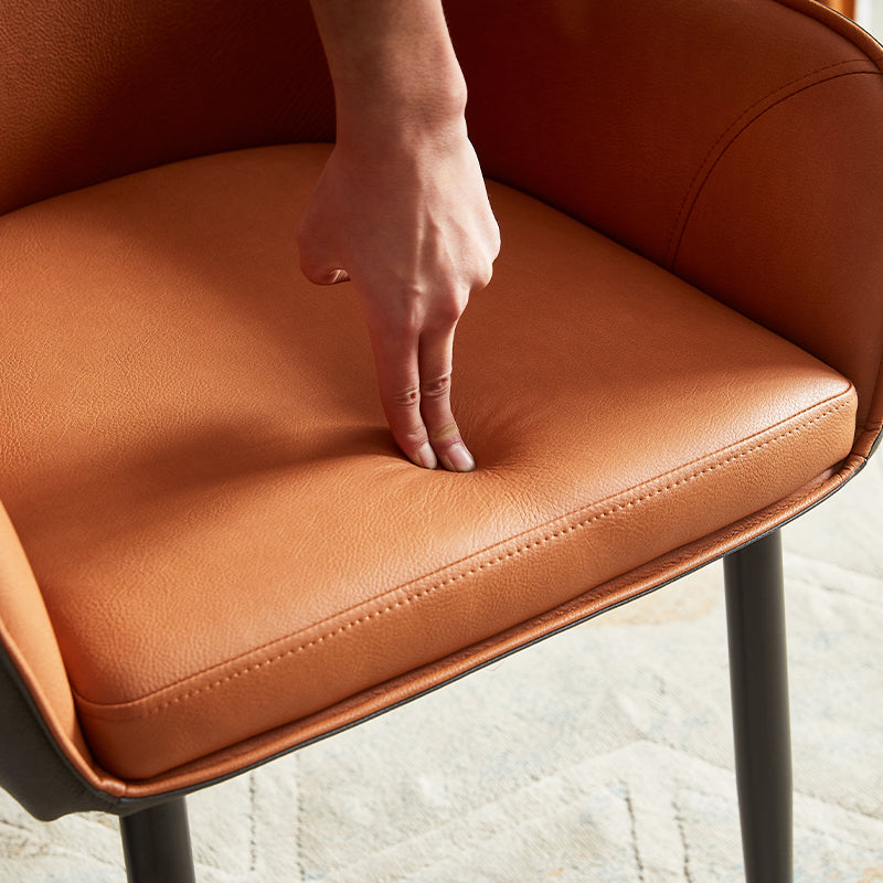 2 St¨¹ck Ofcasa zweifarbig gen?ht Kunstleder Esszimmerstuhl gepolstert Sessel Ofcasafurniture DE