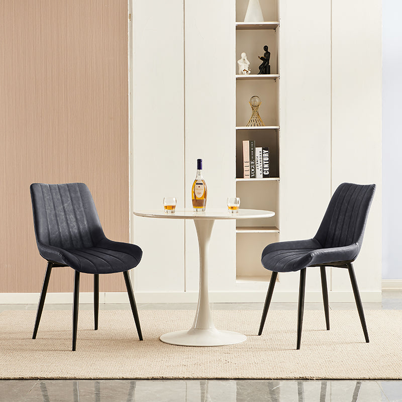 2er-Set Ofcasa Esszimmerstuhl PU-Leder Schr?ge Polsterstuhl Kunstleder Wohnzimmerst¨¹hle ofcasafurniture DE