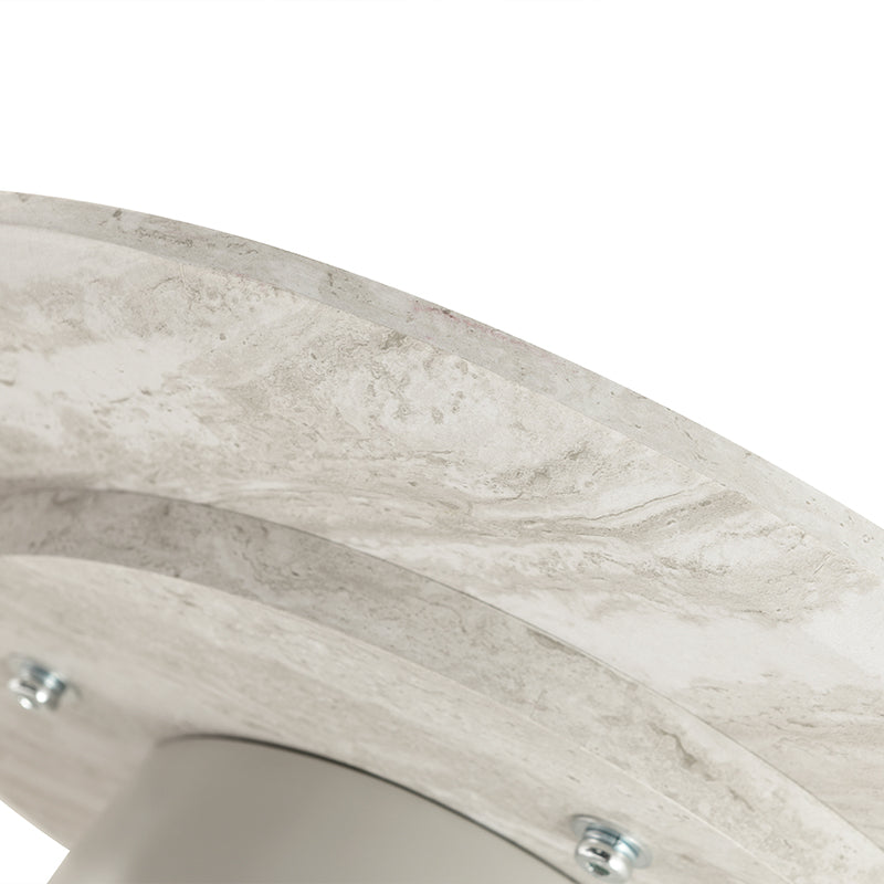 Mesa de Apoio Tottie Sleek [Travertino] [45 cm]