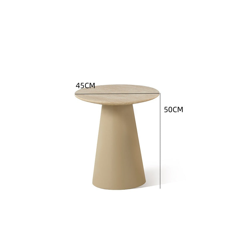 Mesa de Apoio Tottie Sleek [Travertino] [45 cm]