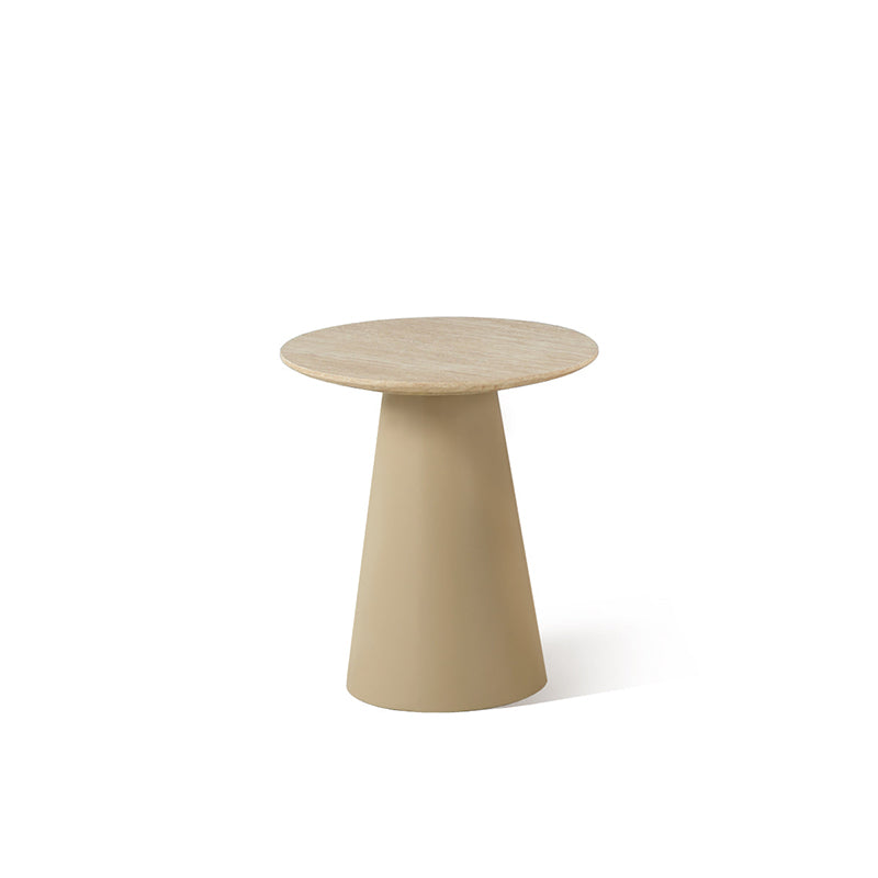 Mesa de apoio Tottie Sleek [travertino] [45 cm]