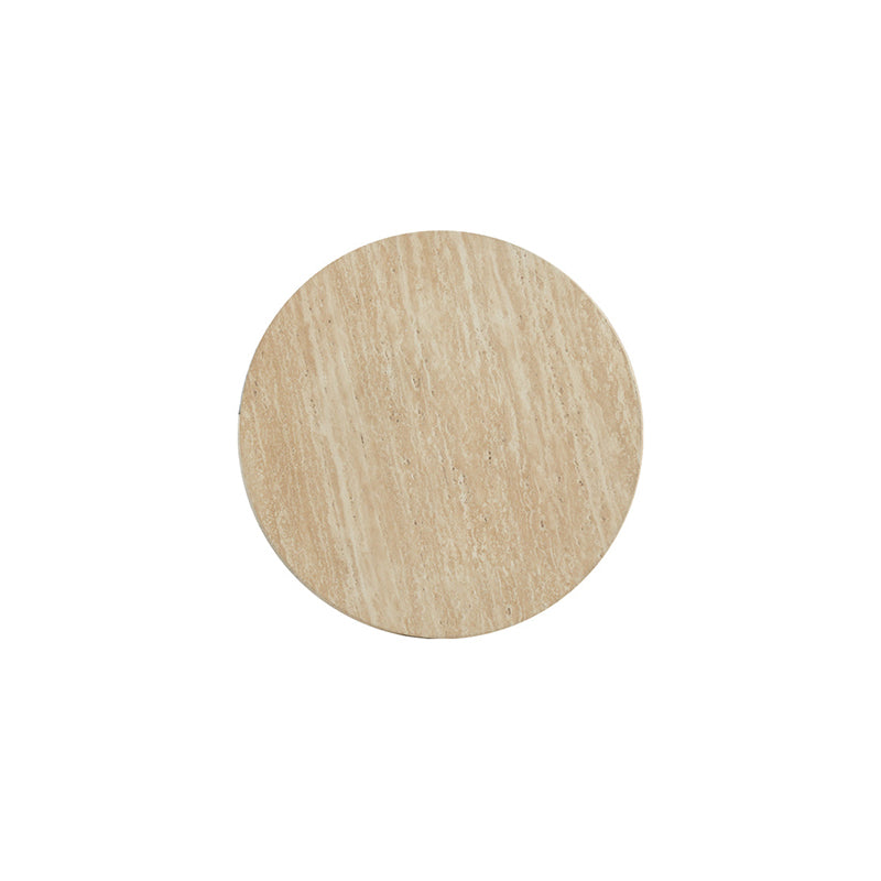 Mesa de apoio Tottie Sleek [travertino] [45 cm]