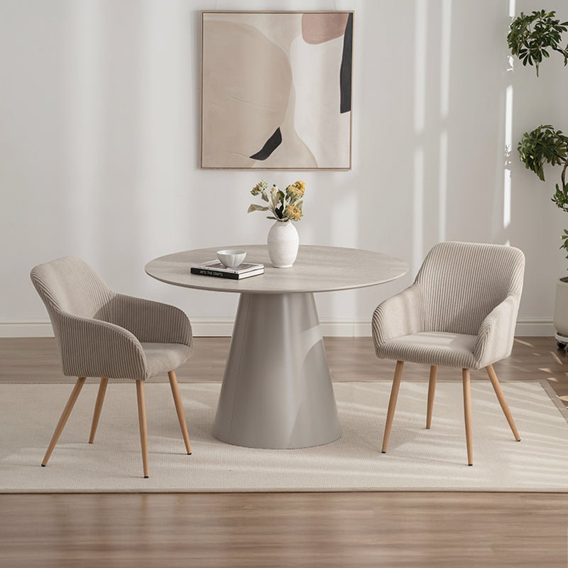 Mesa Redonda de Jantar Elowen [Cinza] [100 cm]