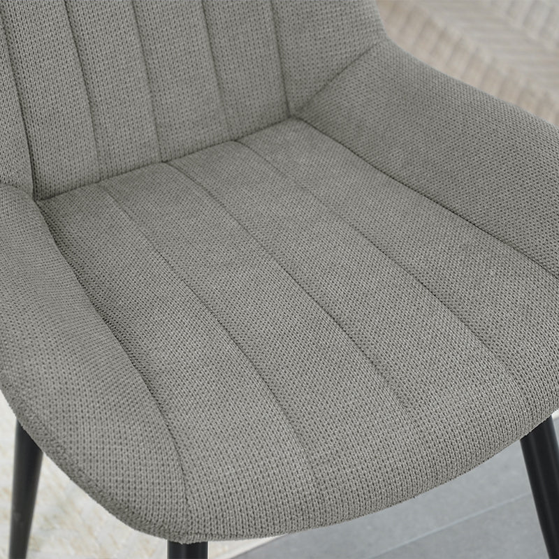 Close do encosto ergonômico com costura em diamante - Design Jarvis
