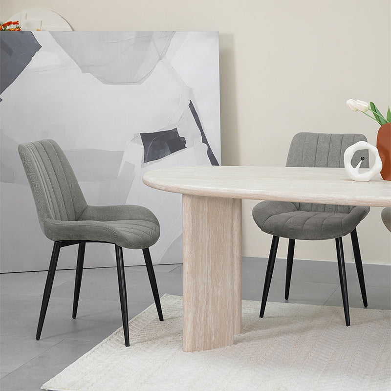 Close do encosto ergonômico com costura em diamante - Design Jarvis
