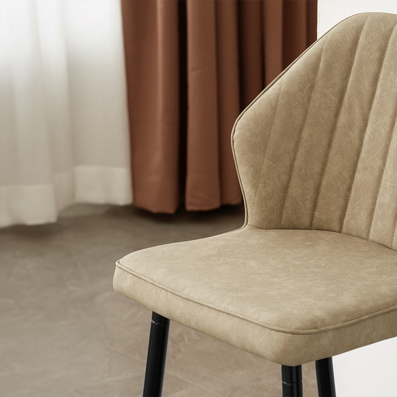 Cadeira de Bar Aleena [Conjunto de 2] [Pele Sintética] [65 cm]