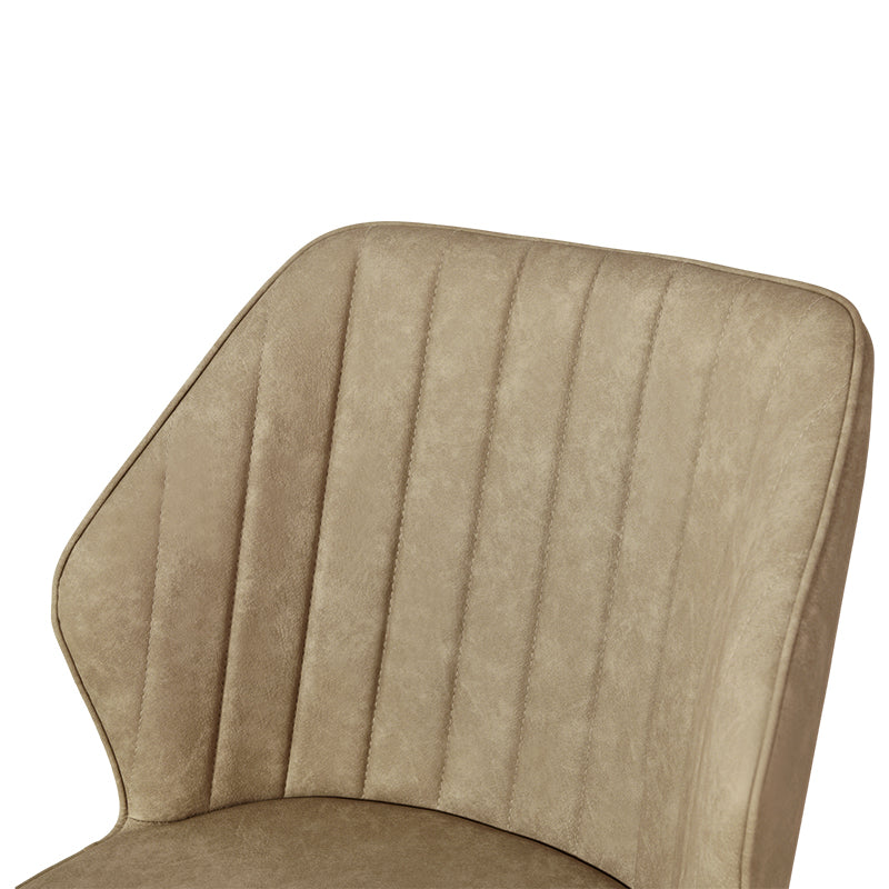 Cadeira de Bar Aleena [Conjunto de 2] [Pele Sintética] [65 cm]