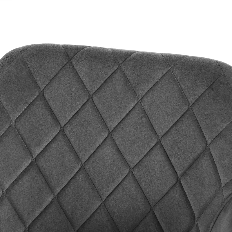 Cadeiras de jantar com braços Frazer Diamond [Conjunto de 2] [Veluda][Rotação de 360 Graus]