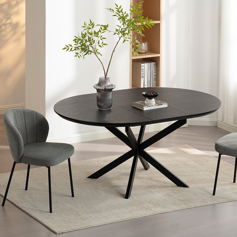 Mesa de Jantar Redonda Extensível Beverly (120 a 160 cm)