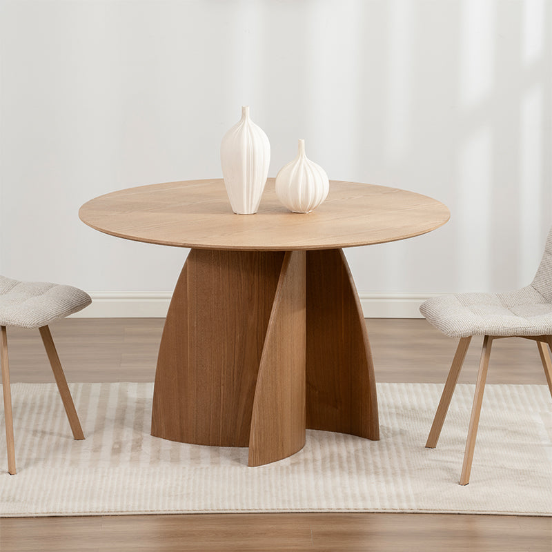 Mesa de jantar redonda Gemma [Preto] [120 cm]