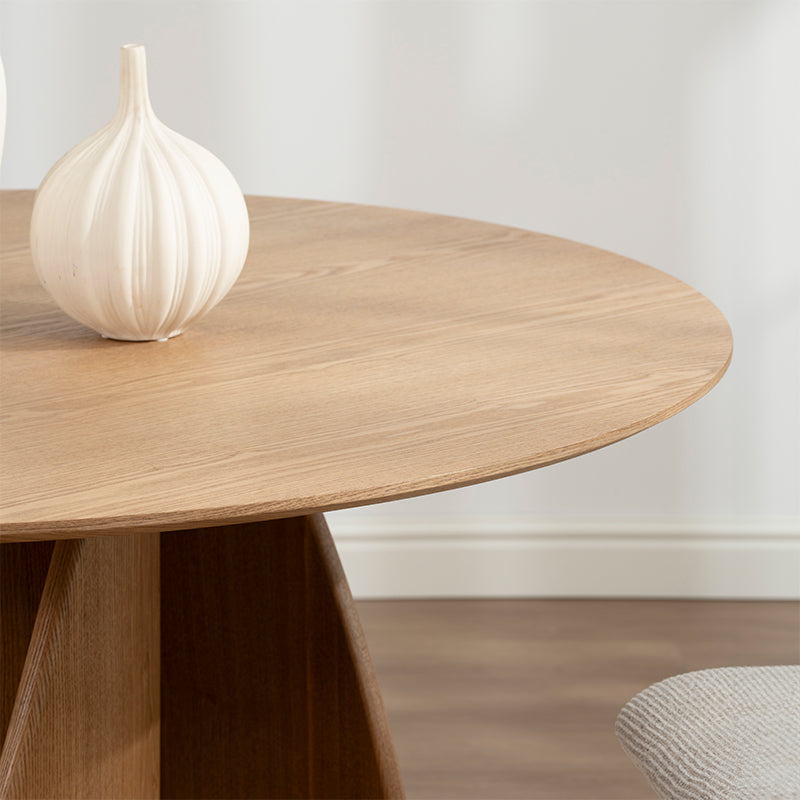 Mesa de jantar redonda Gemma [Preto] [120 cm]