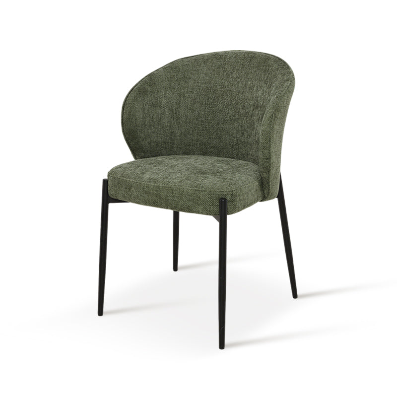 Mesa de Jantar Redonda Tiana e 4 Cadeiras de Jantar Bard [Conjunto de Jantar]