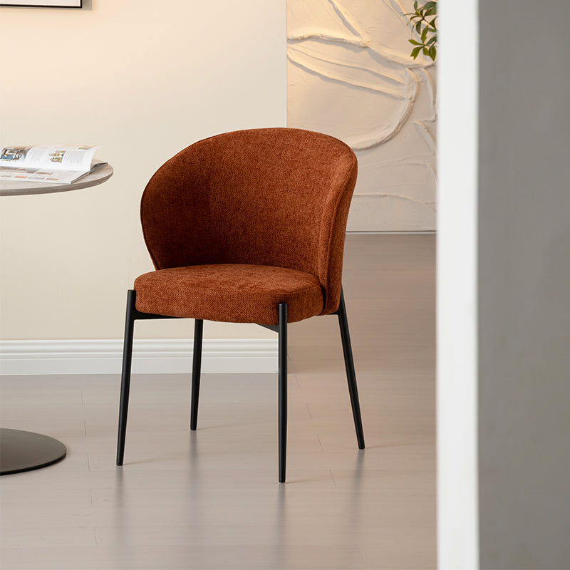 Mesa de Jantar Redonda Tiana e 4 Cadeiras de Jantar Bard [Conjunto de Jantar]