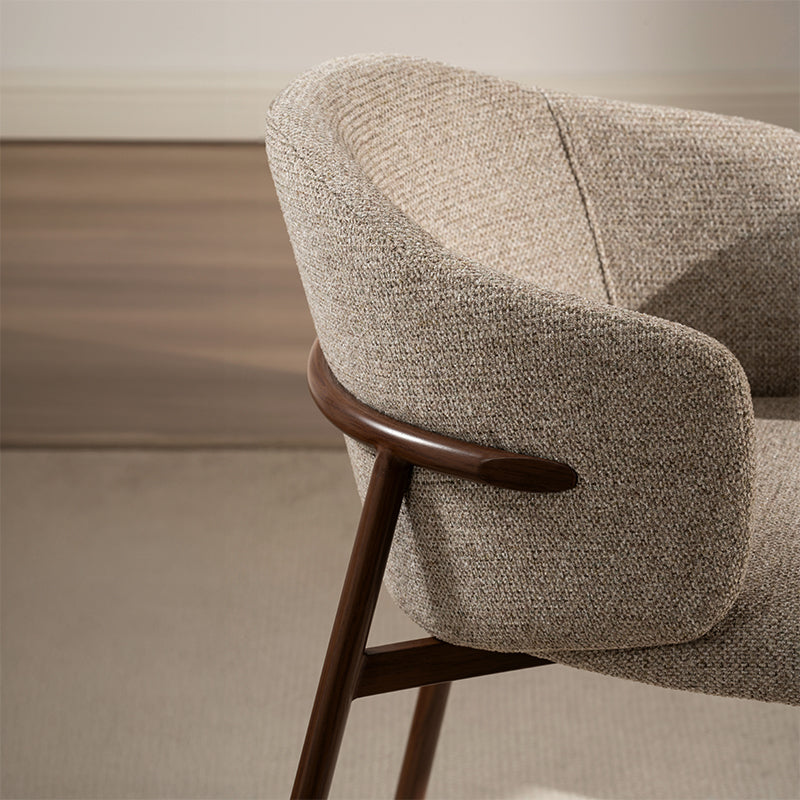 Cadeiras de jantar Valda [Conjunto de 2] [Tecido em linho]