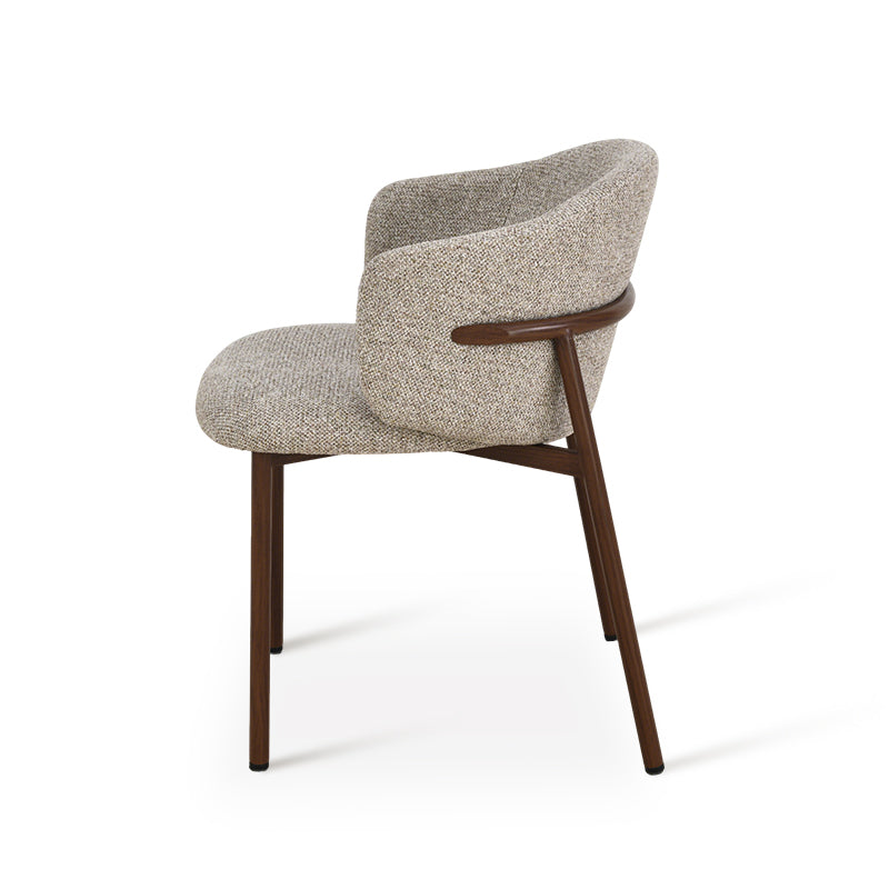 Cadeiras de jantar Valda [Conjunto de 2] [Tecido em linho]