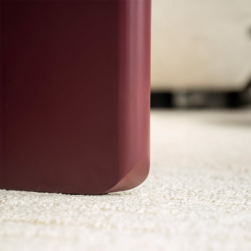Conjunto de Mesa de Centro Redonda Aine Chelsea [Vermelho púrpura] [Brilhante e fosco]
