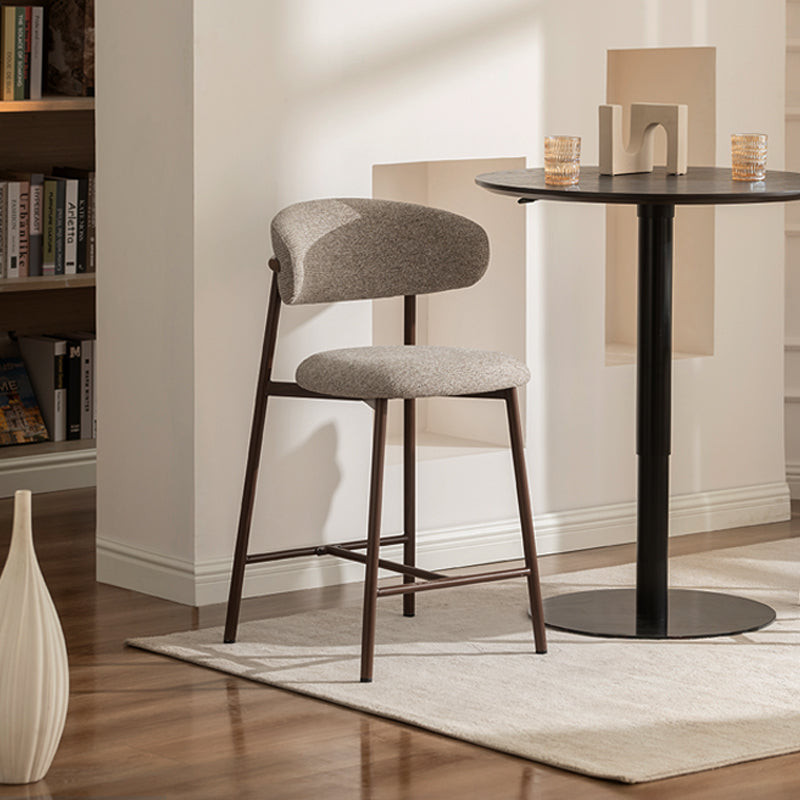 Banqueta de Bar Zahra S [Conjunto de 2] [Tecido de linho] [65 cm]