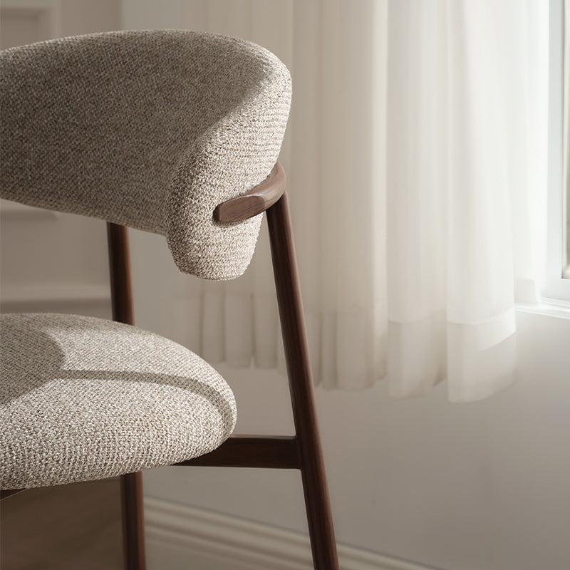 Banqueta de Bar Zahra S [Conjunto de 2] [Tecido de linho] [65 cm]