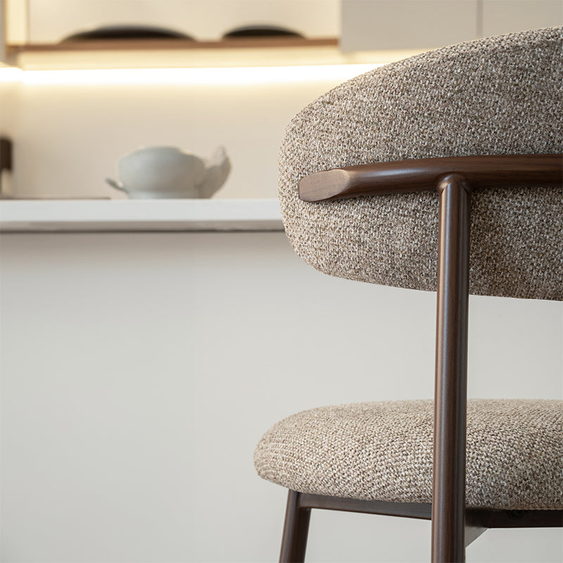 Banqueta de Bar Zahra S [Conjunto de 2] [Tecido de linho] [65 cm]