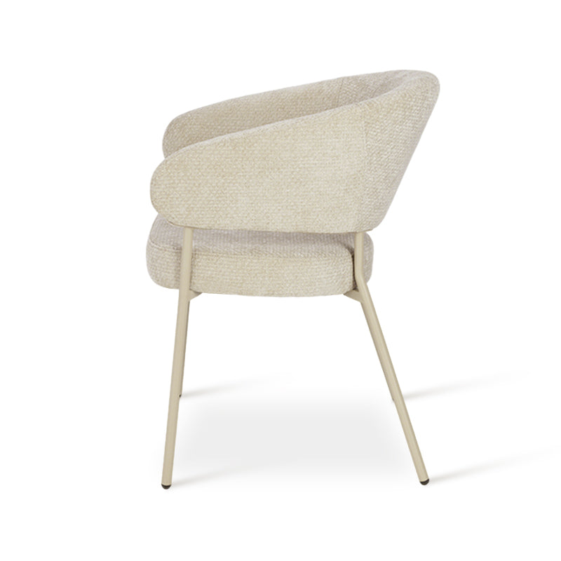 Cadeiras de jantar com braços Eloise [Conjunto de 2] [Veludo]