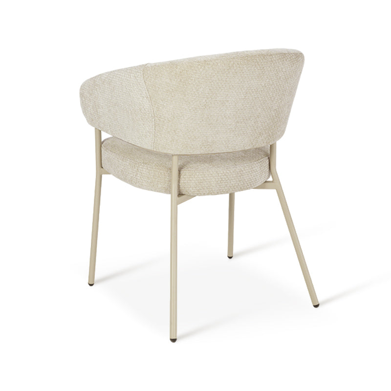 Cadeiras de jantar com braços Eloise [Conjunto de 2] [Veludo]