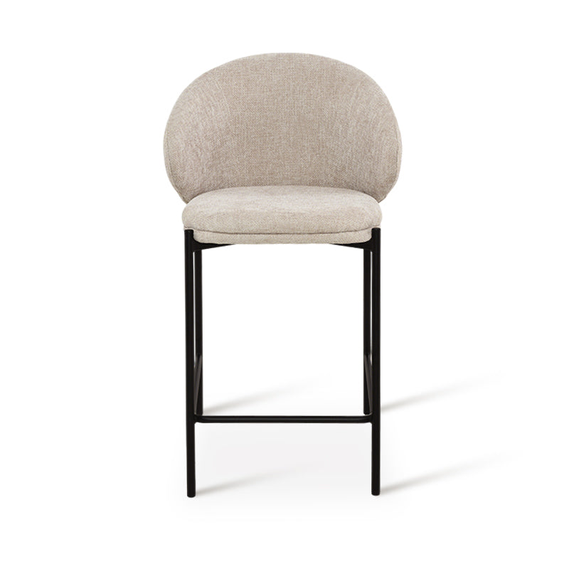 Taburetes de barra Bard [Jogo de 1] [Tecido de linho] [65 cm]