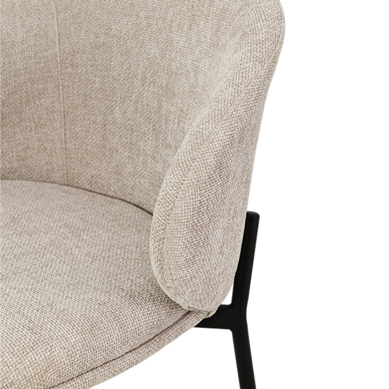 Taburetes de barra Bard [Jogo de 1] [Tecido de linho] [65 cm]