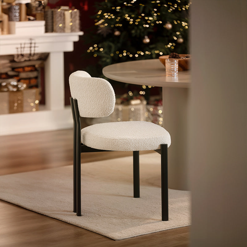 Cadeira de Jantar Mabel [Conjunto de 2] [Tecido de Laçada]