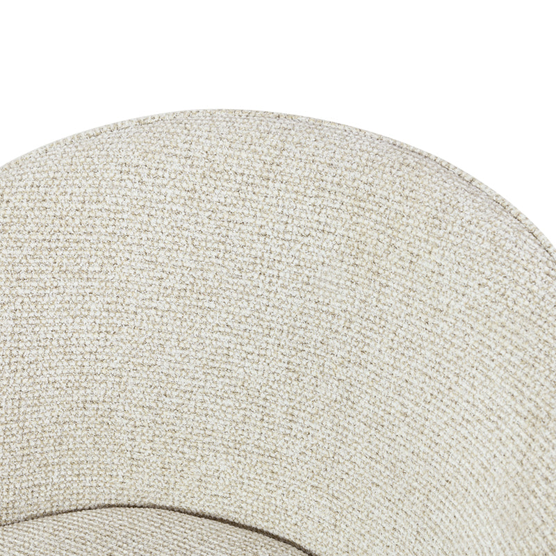 Cadeira Giratória 360° para Sala de Jantar Paislee [Conjunto de 2] [Tecido de Linho]