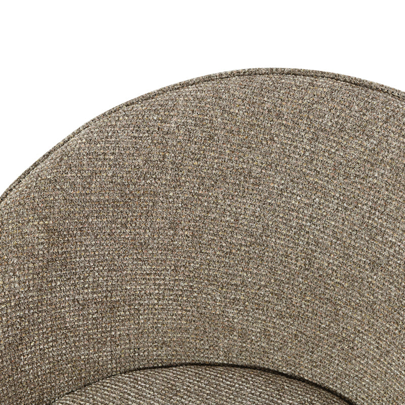 Cadeira Giratória 360° para Sala de Jantar Paislee [Conjunto de 2] [Tecido de Linho]