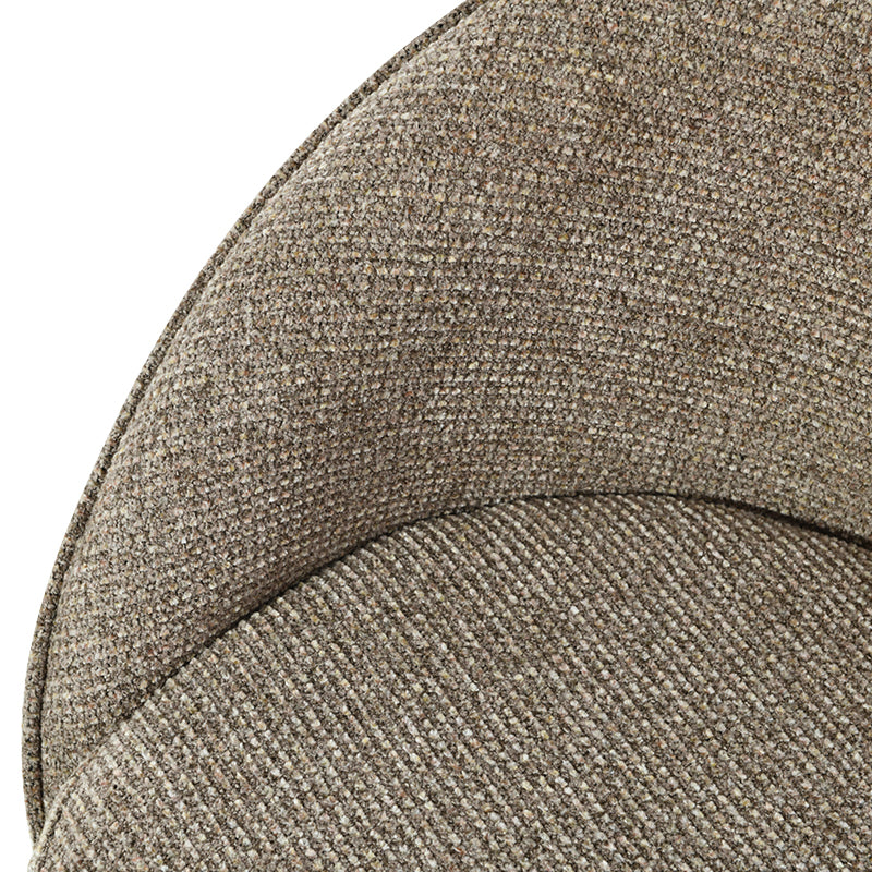 Cadeira Giratória 360° para Sala de Jantar Paislee [Conjunto de 2] [Tecido de Linho]