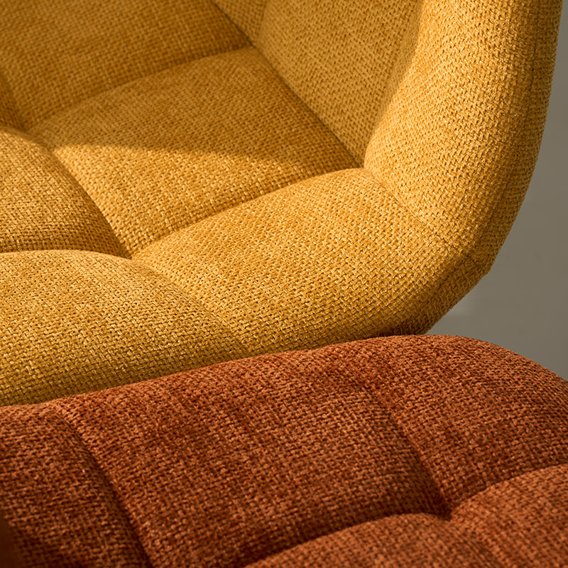 Cadeiras de jantar Aoife Sleek [Conjunto de 2] [Tecido Linho]