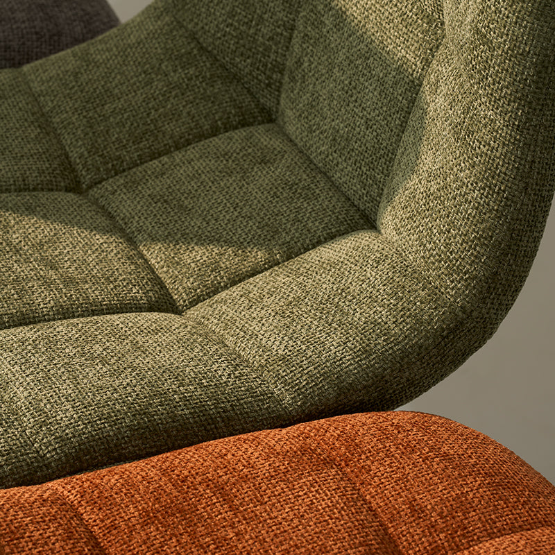 Cadeiras de jantar Aoife Sleek [Conjunto de 2] [Tecido Linho]