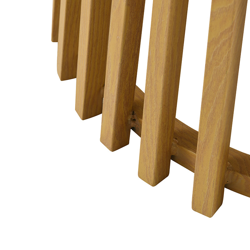 Mesa de jantar redonda Verónica [cor carvalho] [120 cm]