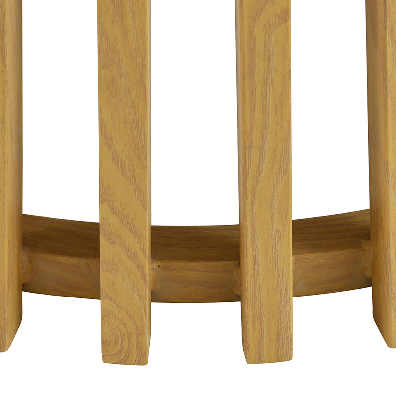 Mesa de jantar redonda Verónica [cor carvalho] [120 cm]