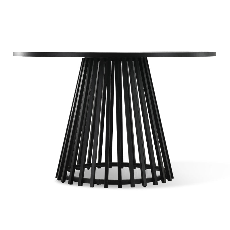 Mesa redonda de jantar Veronica [carvalho] [120 cm]