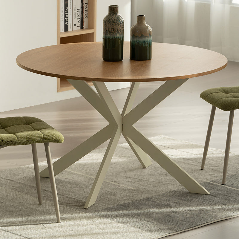 Mesa de Jantar Redonda Tilly [Cor Madeira] [120 cm]
