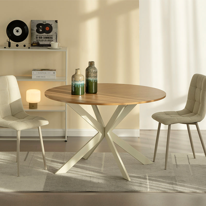 Mesa de Jantar Redonda Tilly [Cor Madeira] [120 cm]