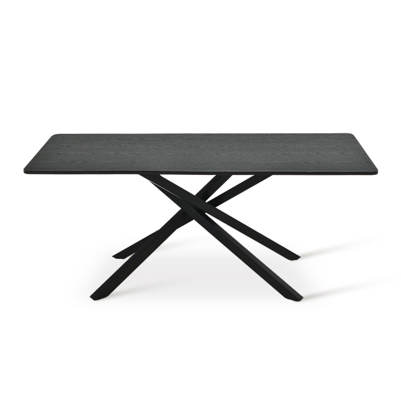 Mesa de Jantar Retangular Thalia [Madeira Preta] [180 cm]