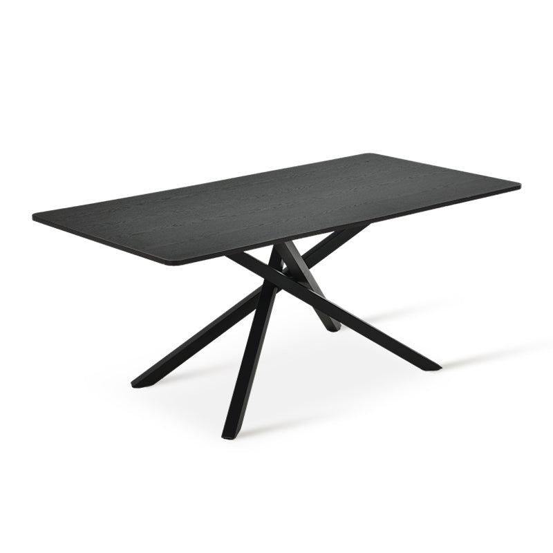 Mesa de Jantar Retangular Thalia [Madeira Preta] [180 cm]