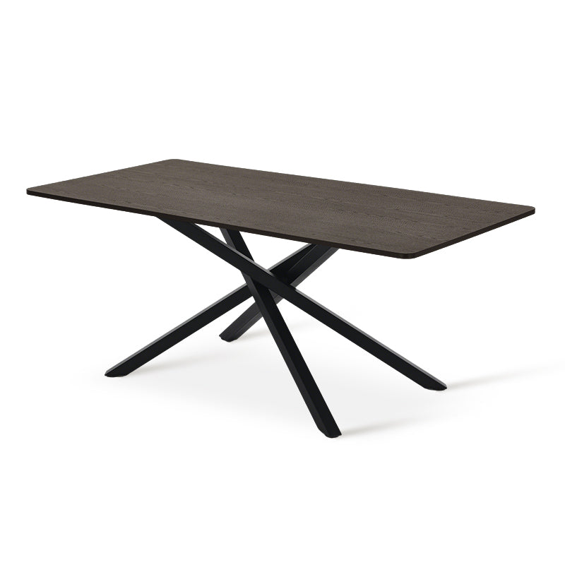 Mesa de Jantar Retangular Thalia [Madeira Preta] [180 cm]