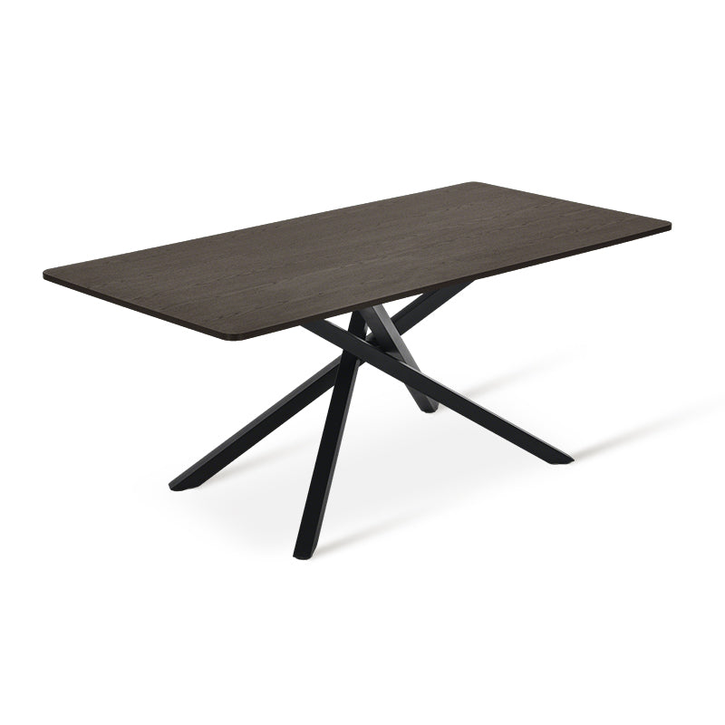 Mesa de Jantar Retangular Thalia [Madeira Preta] [180 cm]