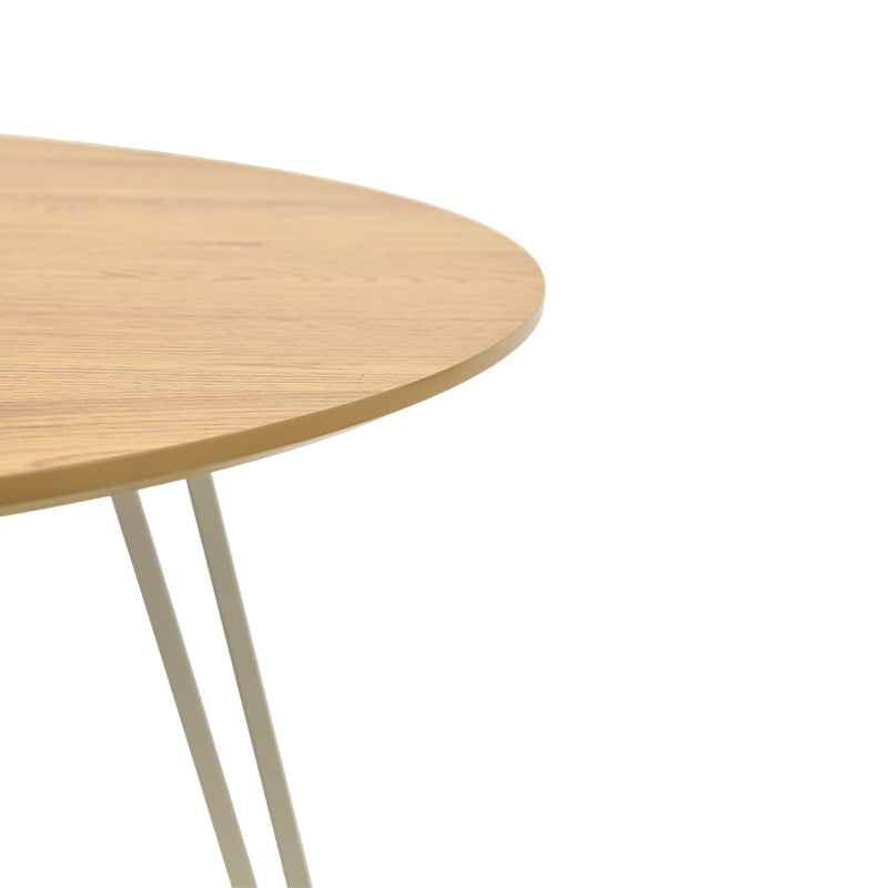 Mesa de Jantar Redonda Fareeha [Mármore Preto] [100 cm]