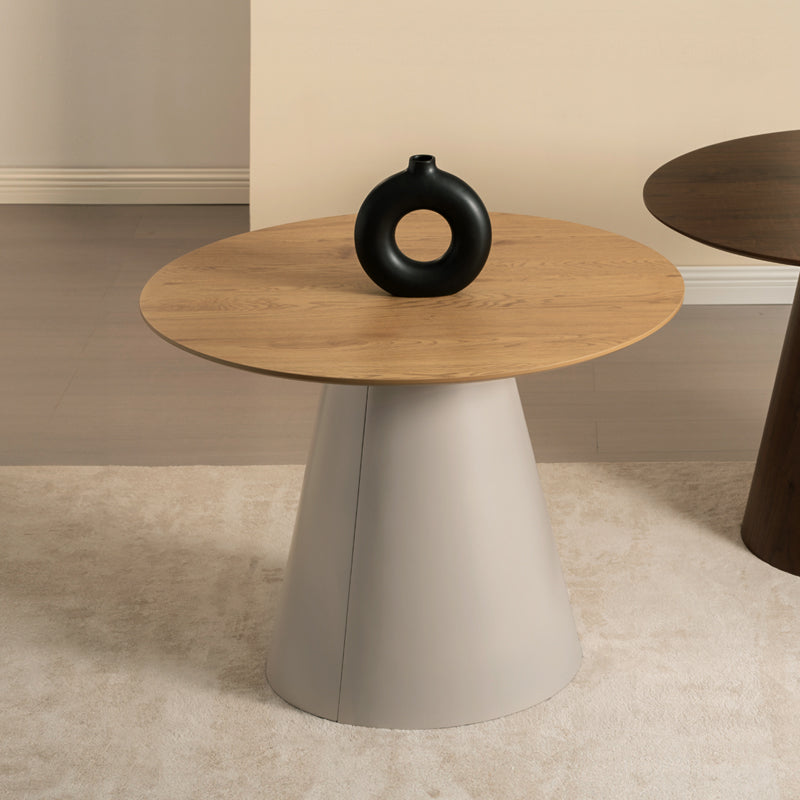 Mesa Redonda de Jantar Elowen [Cinza] [100 cm]