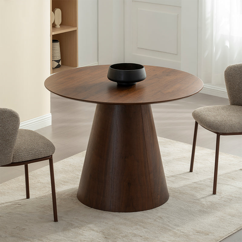 Mesa Redonda de Jantar Elowen [Cinza] [100 cm]