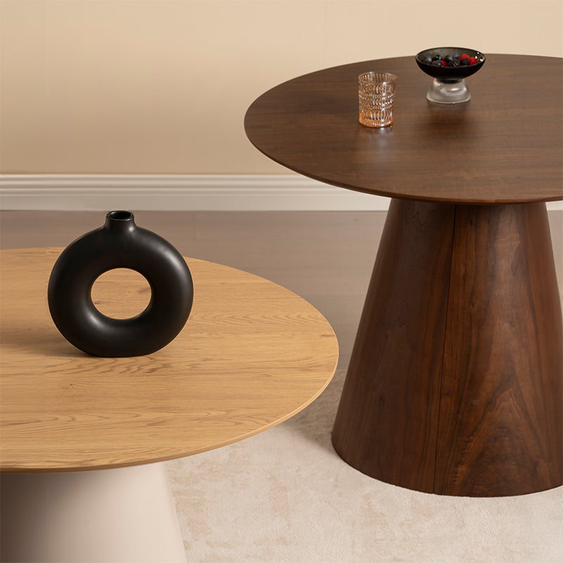 Mesa Redonda de Jantar Elowen [Cinza] [100 cm]